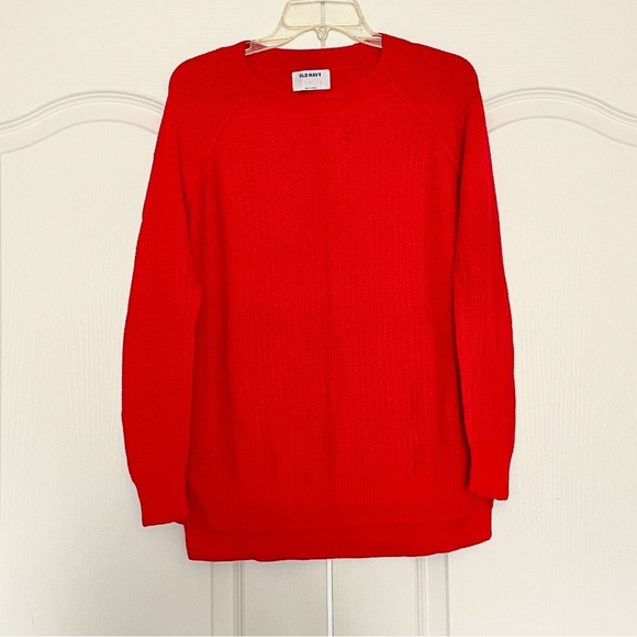 Old Navy Women's Red Tunic Sweater NWT - Picture 1 of 4